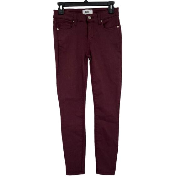 Paige jeans purple Verdugo Ankle Skinny size 26 - Picture 1 of 7